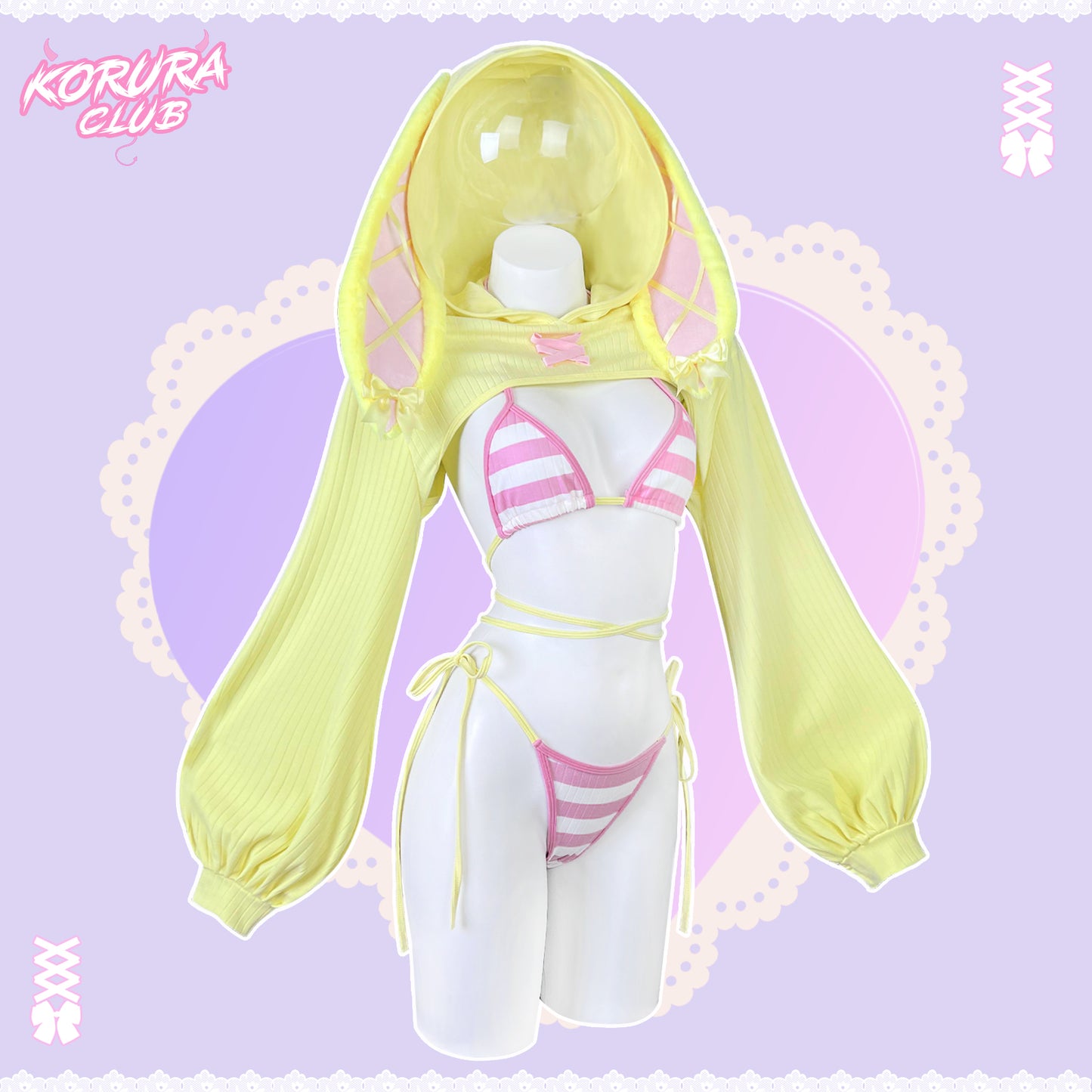 Striped Bunny Knitwear KO100