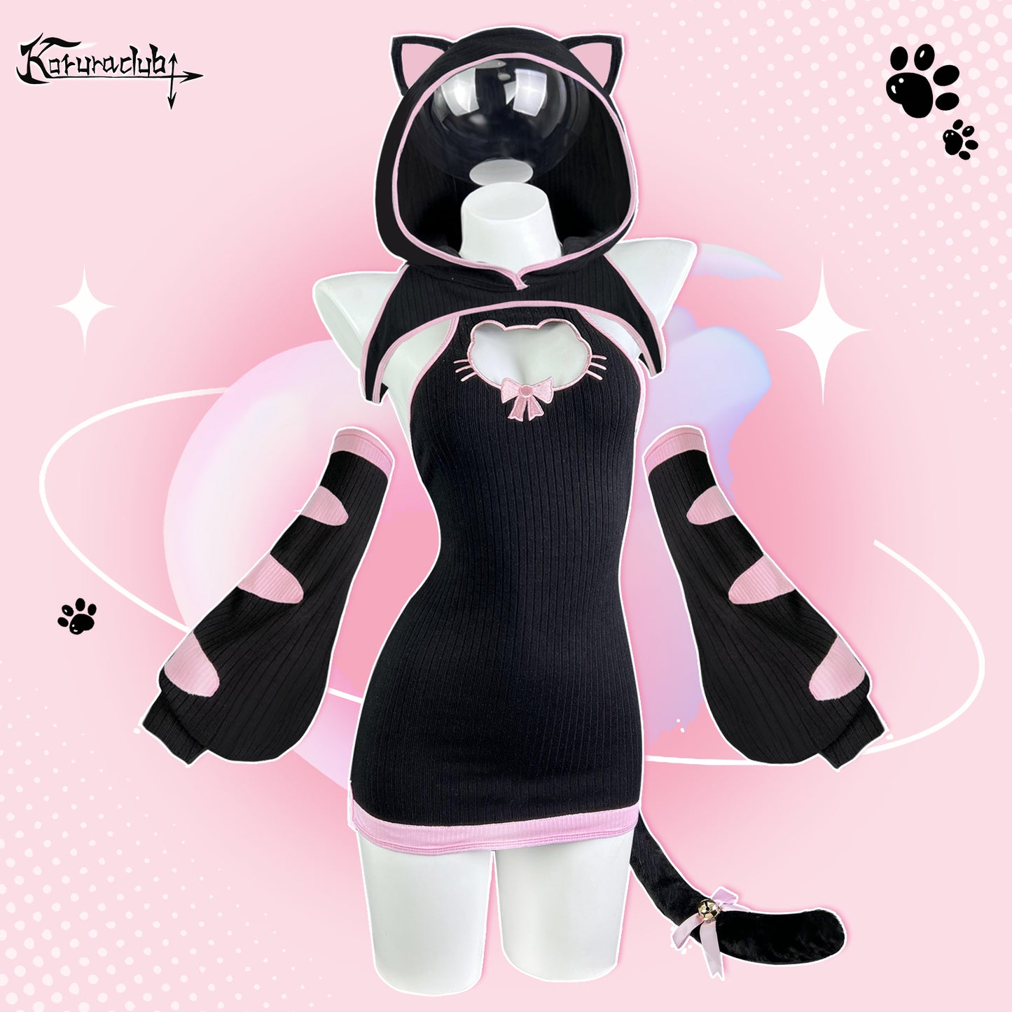 Cosplay Cute Tabby Cat Costume KO92