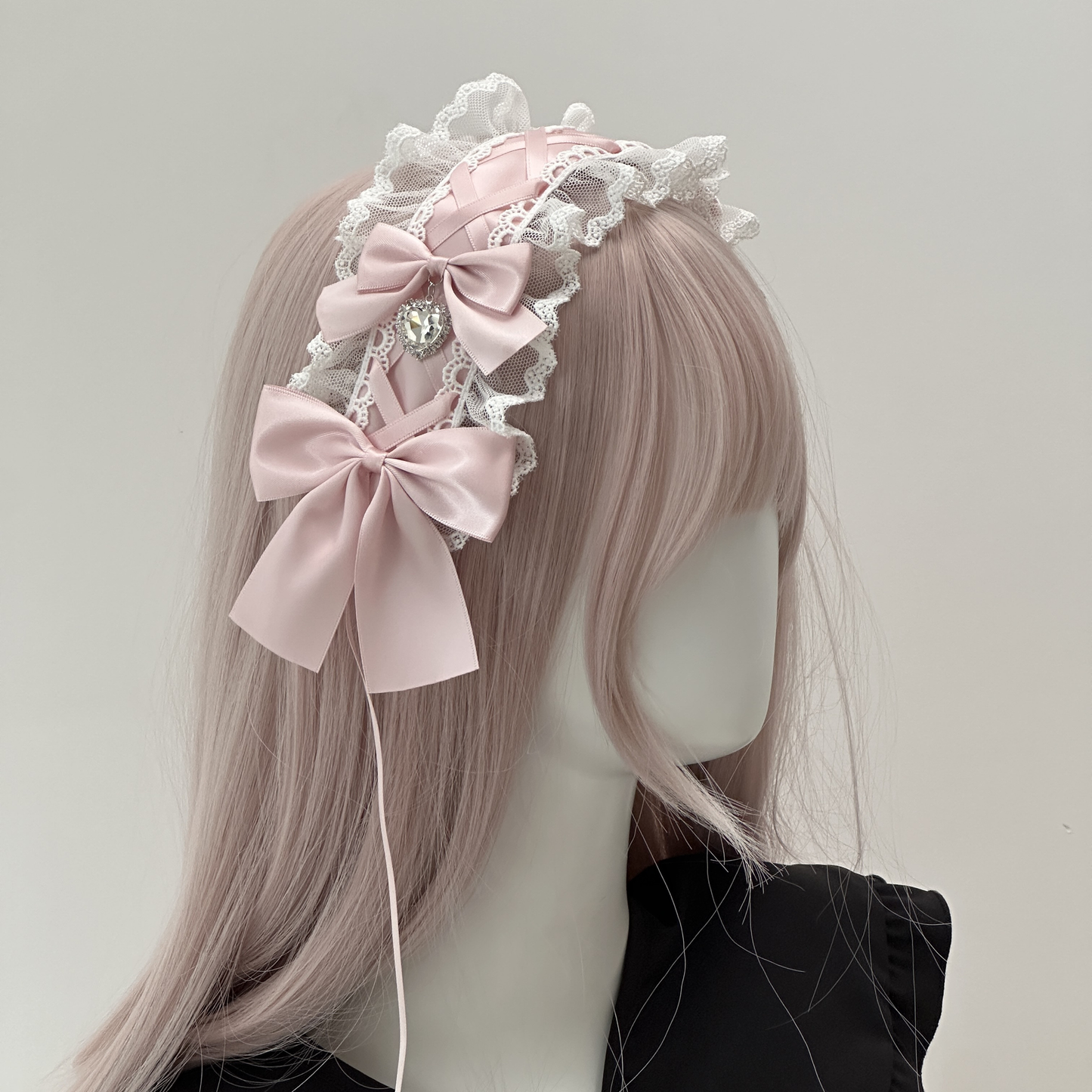 Heart Pendant Bow Headdress PA20198