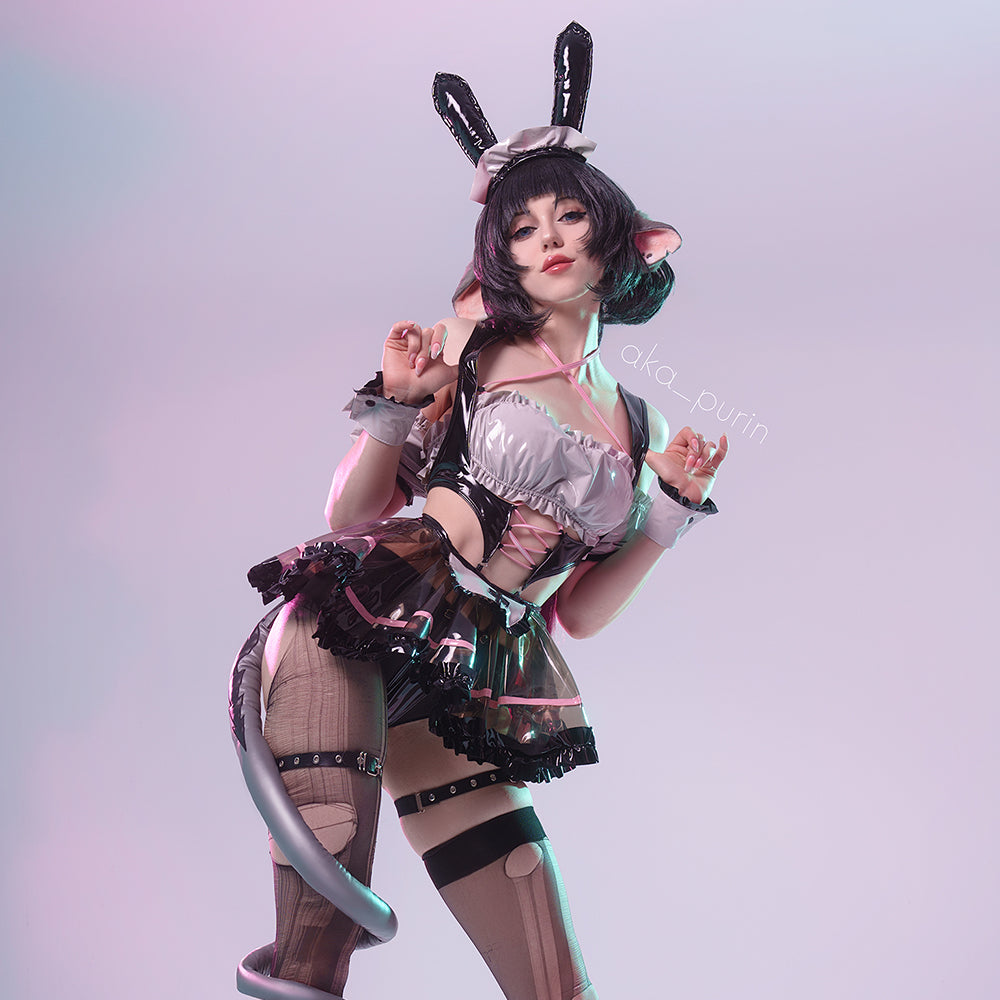 Only $39.99 – Limited to 30 Sets Cosplay Bunny Maid Lingerie(6-Piece Set) KO87
