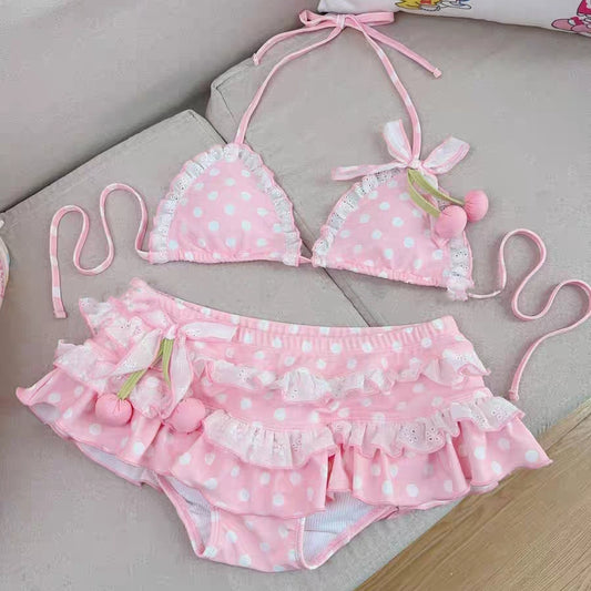 Pink cherry swimsuit PA20070