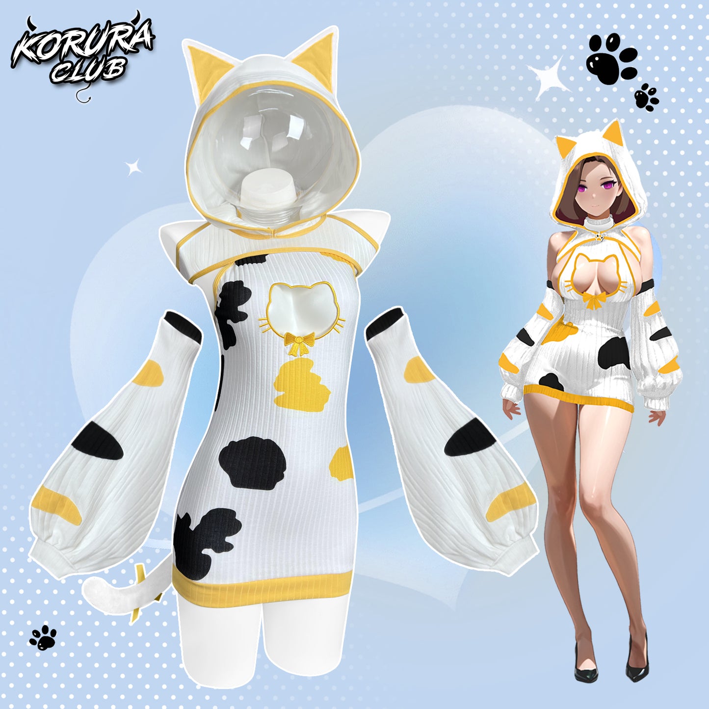 Pre sale Cosplay Cute Cat Costume KO119