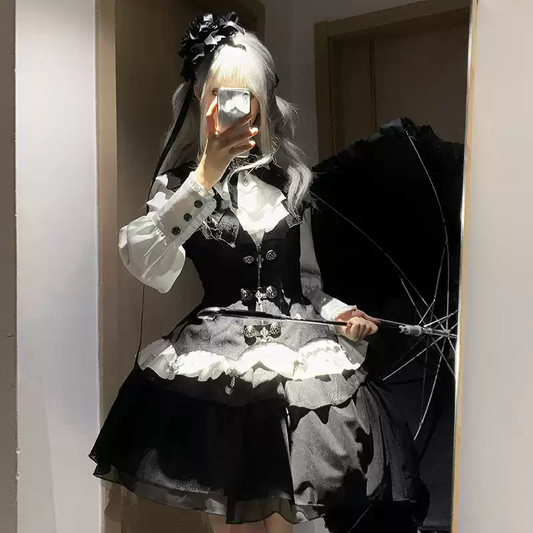 Dark Gothic Lolita Dress Set PA20300