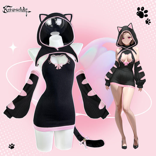 Cosplay Cute Tabby Cat Costume KO92