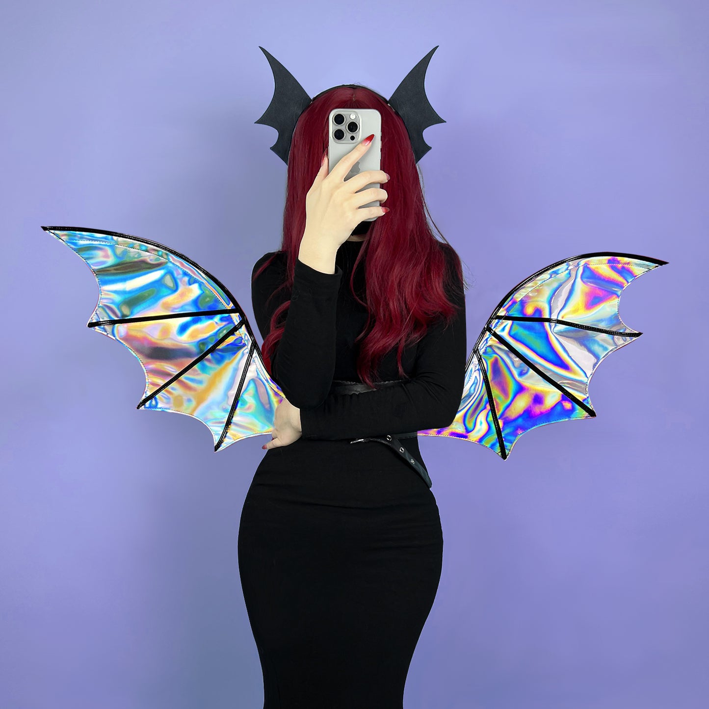 Colorful Little Devil Halloween Cosplay Bat Wings KR06