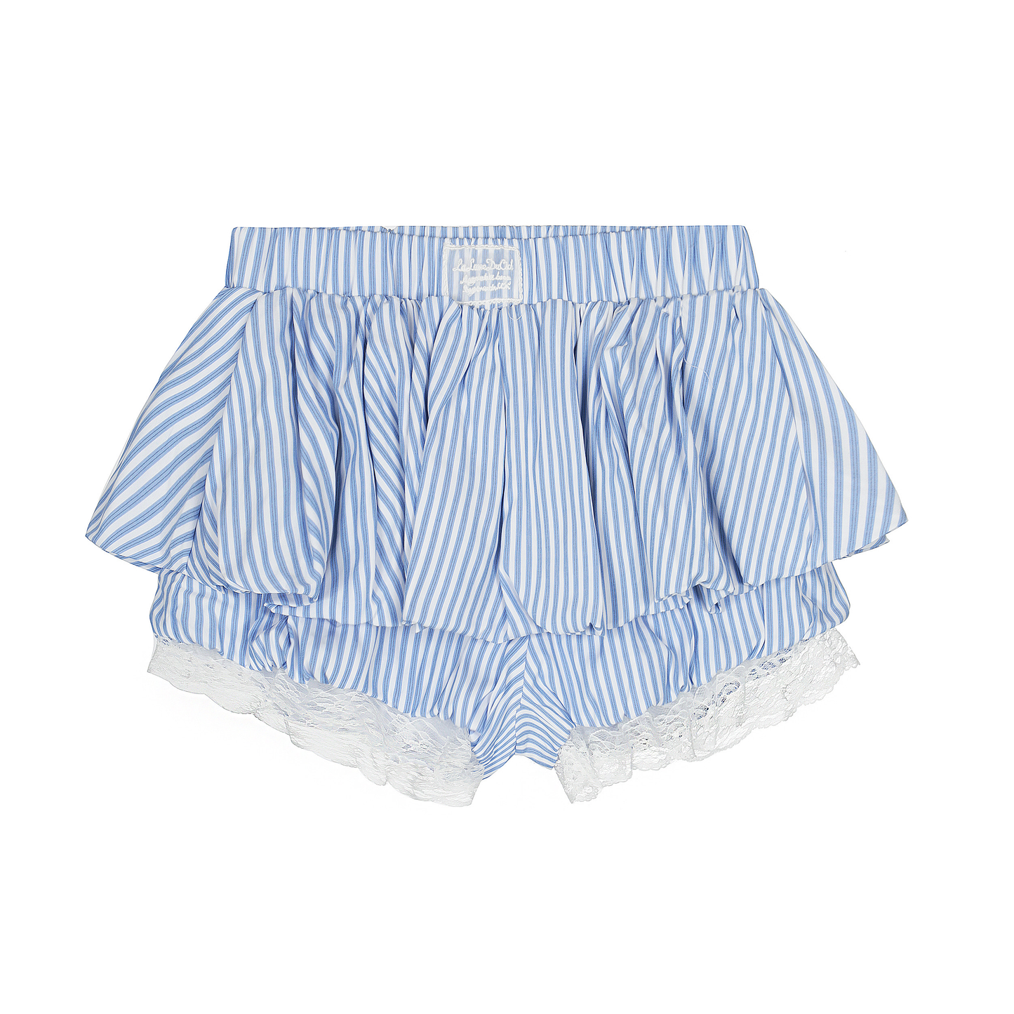 Lace Striped Bubble Shorts PA20258