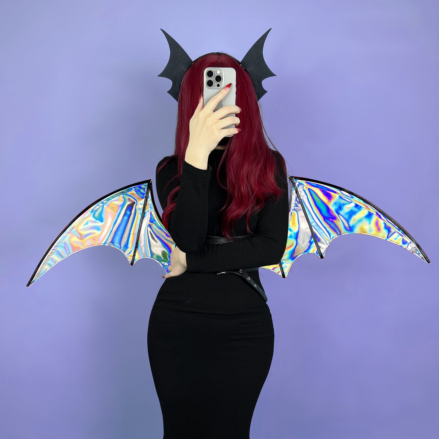 Colorful Little Devil Halloween Cosplay Bat Wings KR06