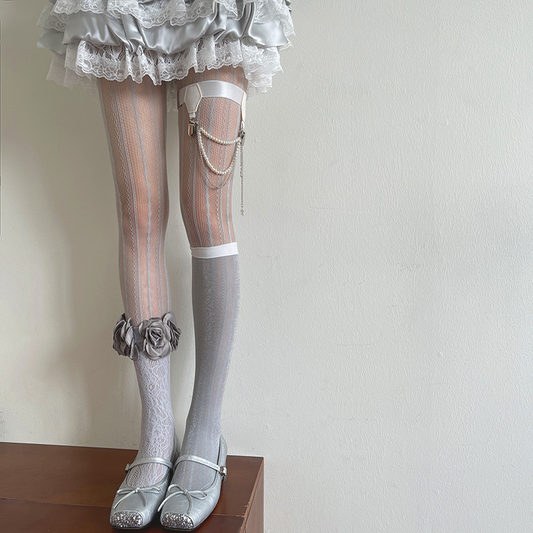 Lace fishnet tights PA20079