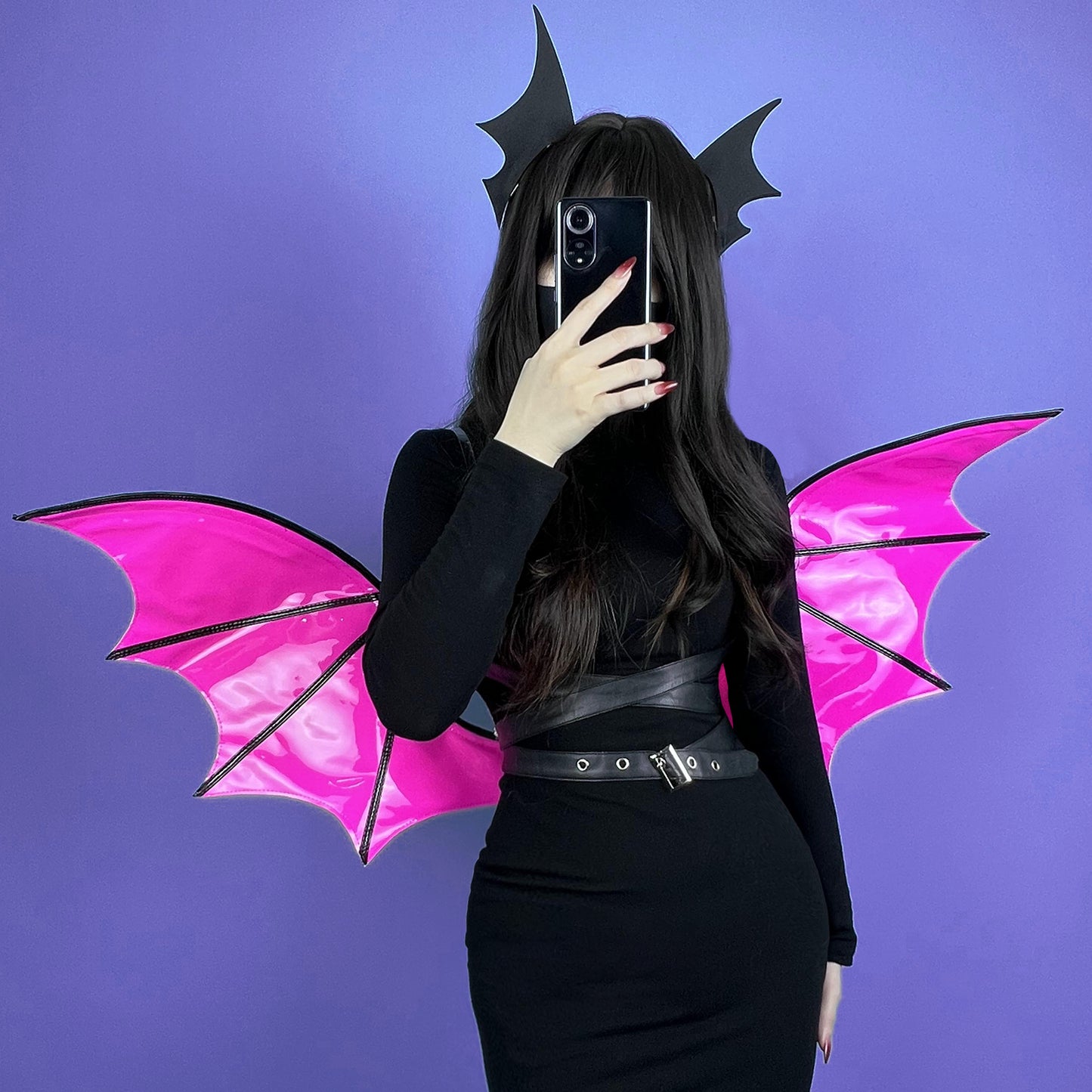 Colorful Little Devil Halloween Cosplay Bat Wings KR06