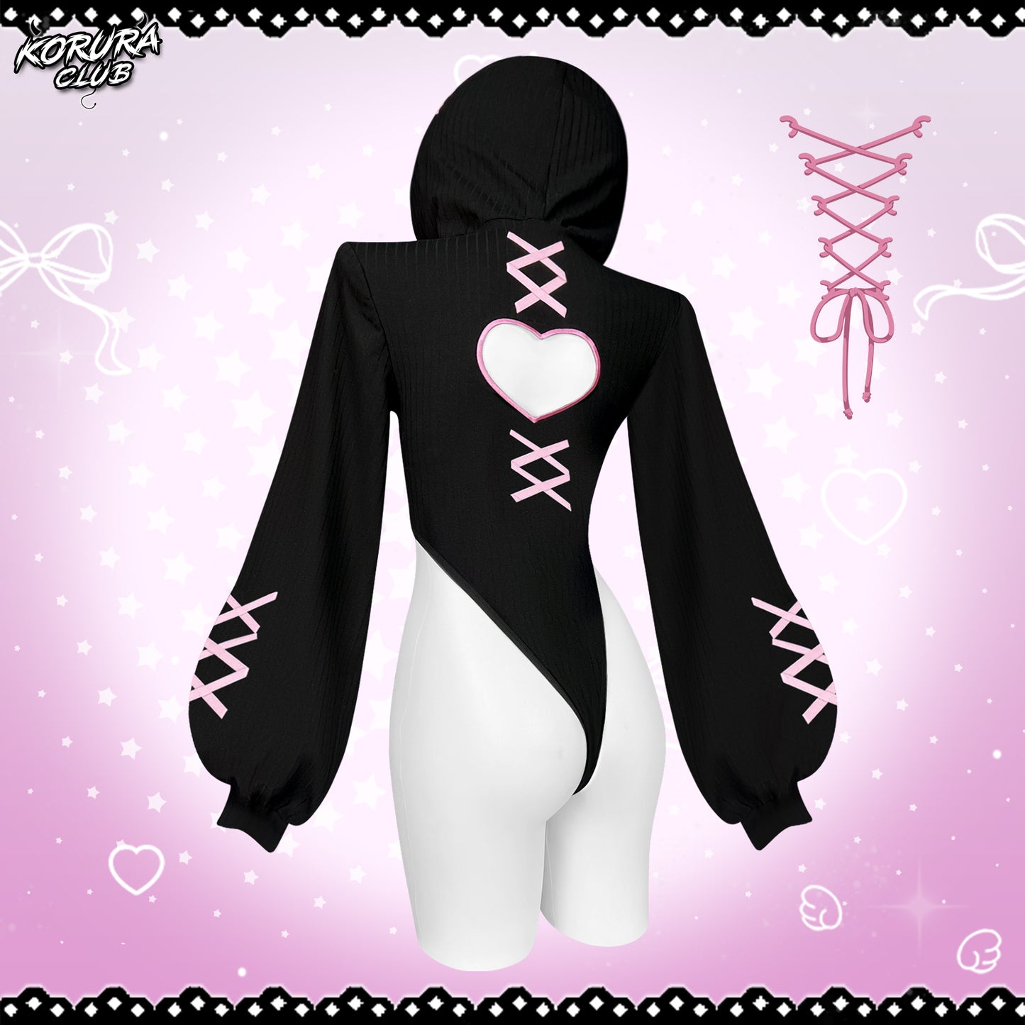 HEART HOLLOW BODYSUIT SR16