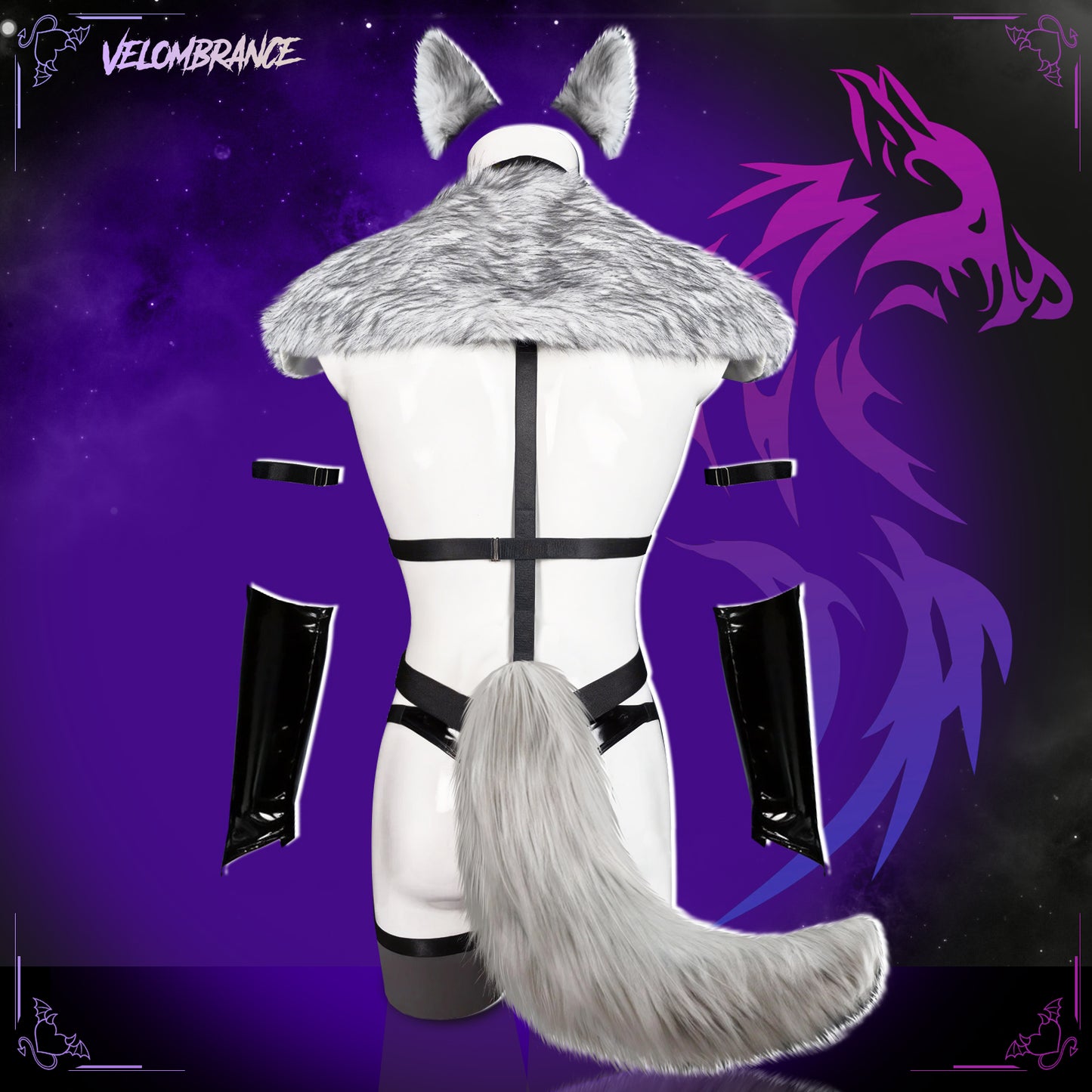 Pre-Order Feral Wolf Cosplay Outfit(5-Piece Set) AS41