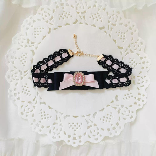 Vintage lace necklace PA20126