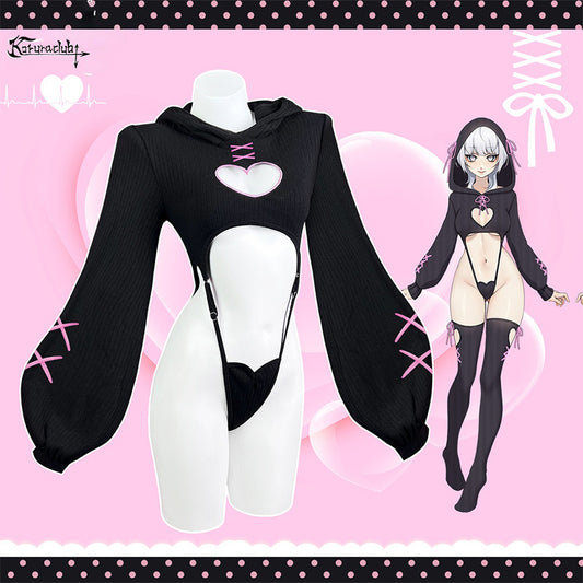 HEART HOLLOW BODYSUIT  SR16