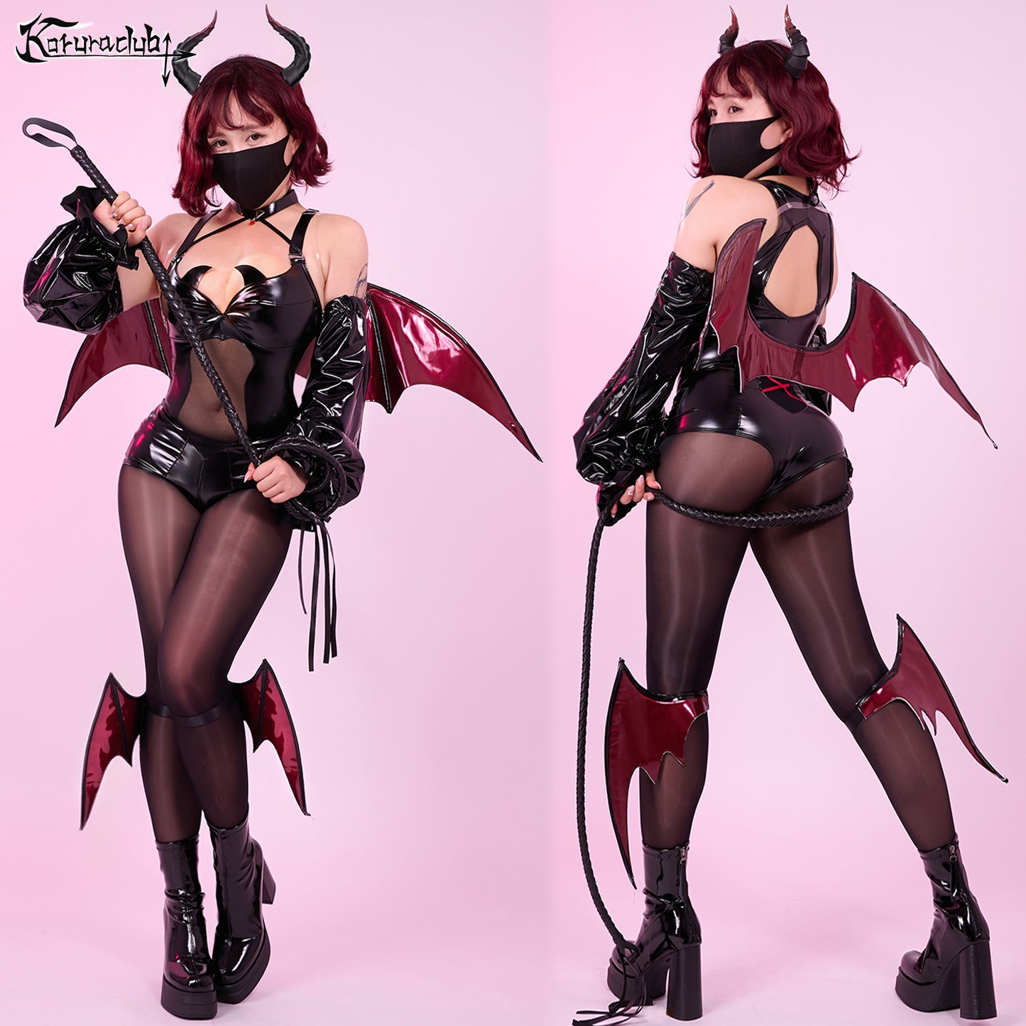 Cosplay Little Devil Costume Set KO60 (6-Piece Set)