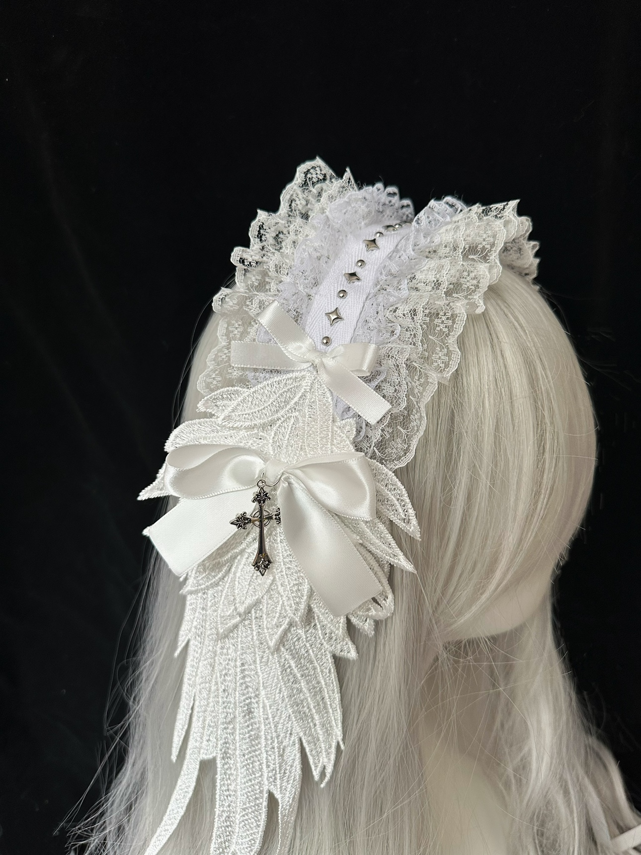 Lolita wings star feather headdress PA20197