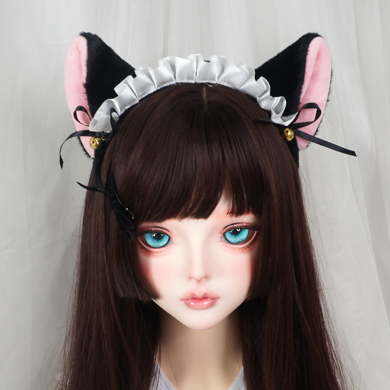 Maid cat ear lolita bow headband PA20235