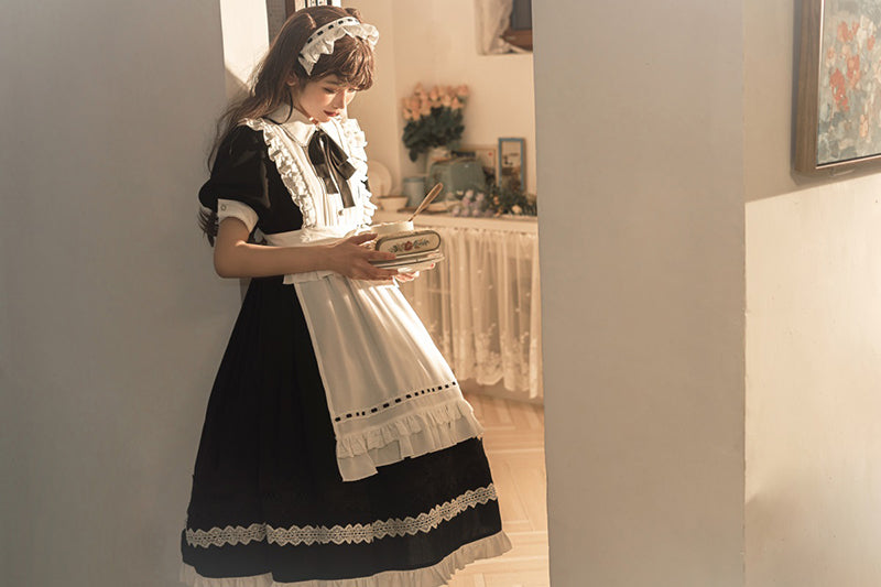 lolita maid dress PL53319