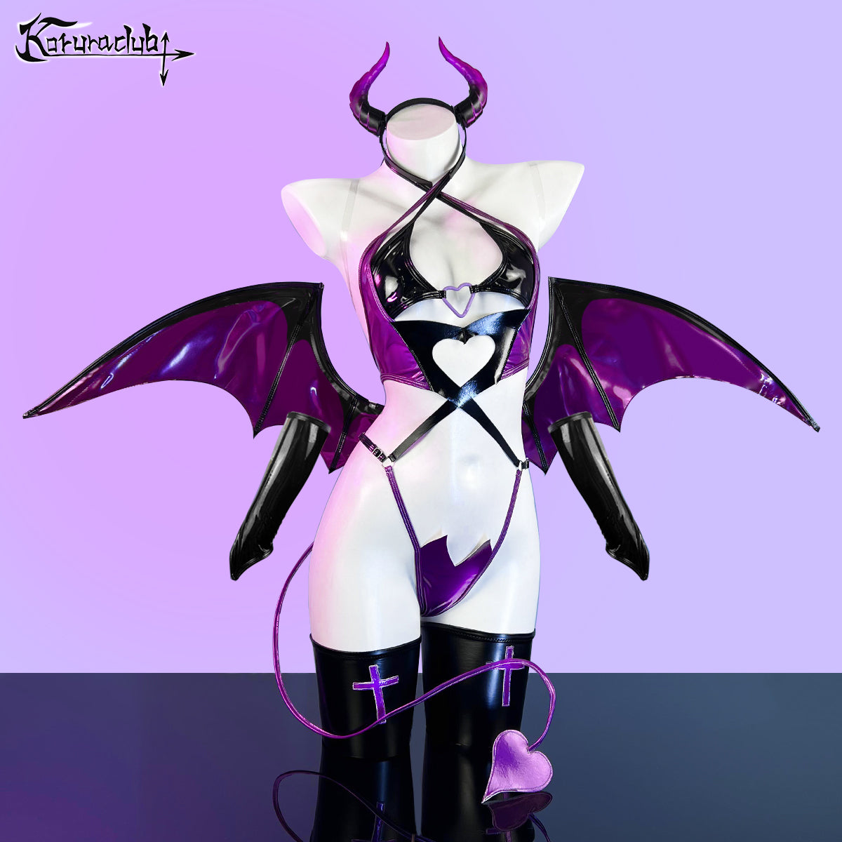 KORURACLUB-Cosplay Devil of Lust Succubus Lingerie KO02