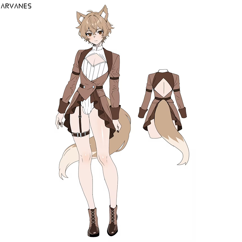 Pre-Order Puppy Wolf Bodysuit (4-Piece Set) AS44