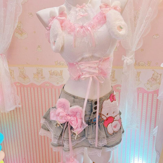 Pure desire suspender skirt PA20065