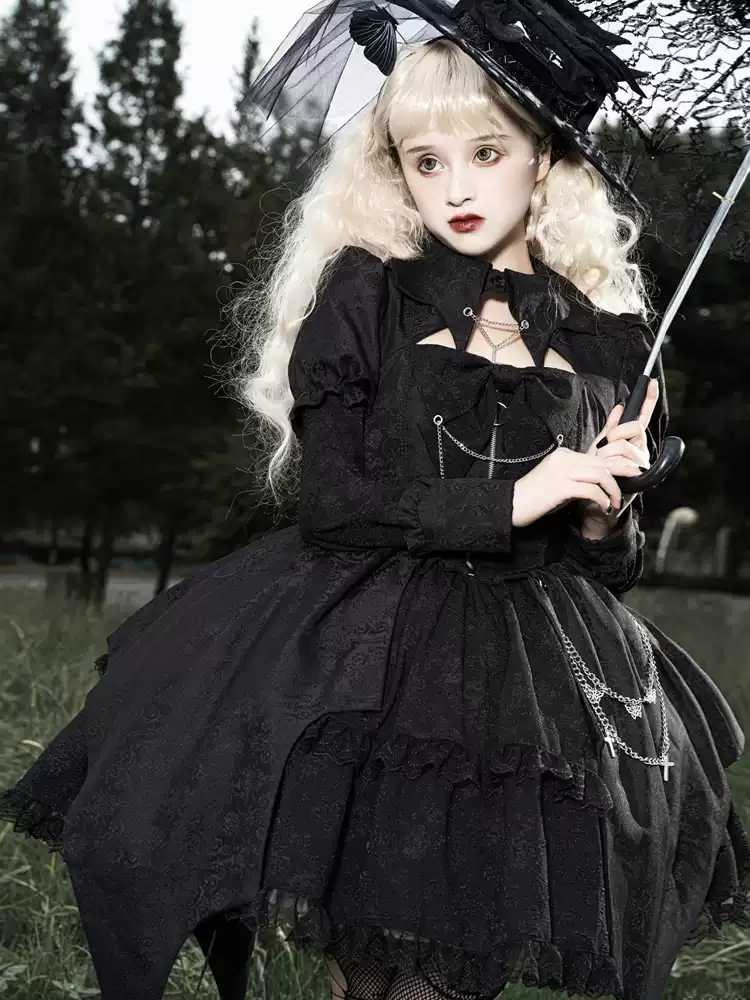 Gothic dark lolita dress OP dress PA20269