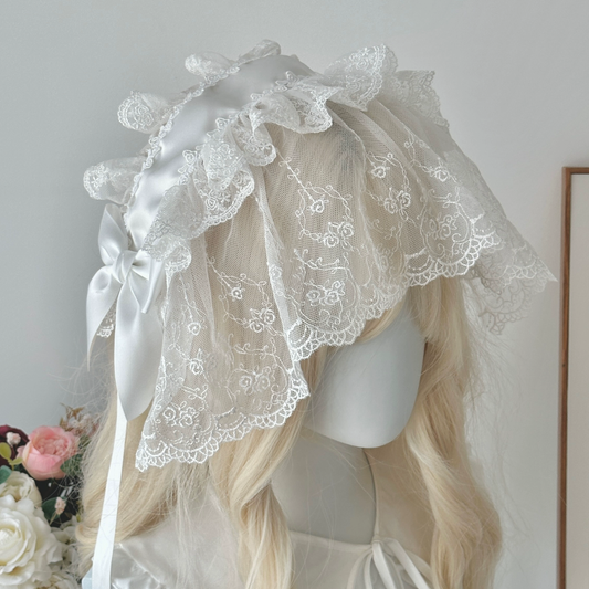 Soft Girl Lace Bow Hair Accessory PA20199
