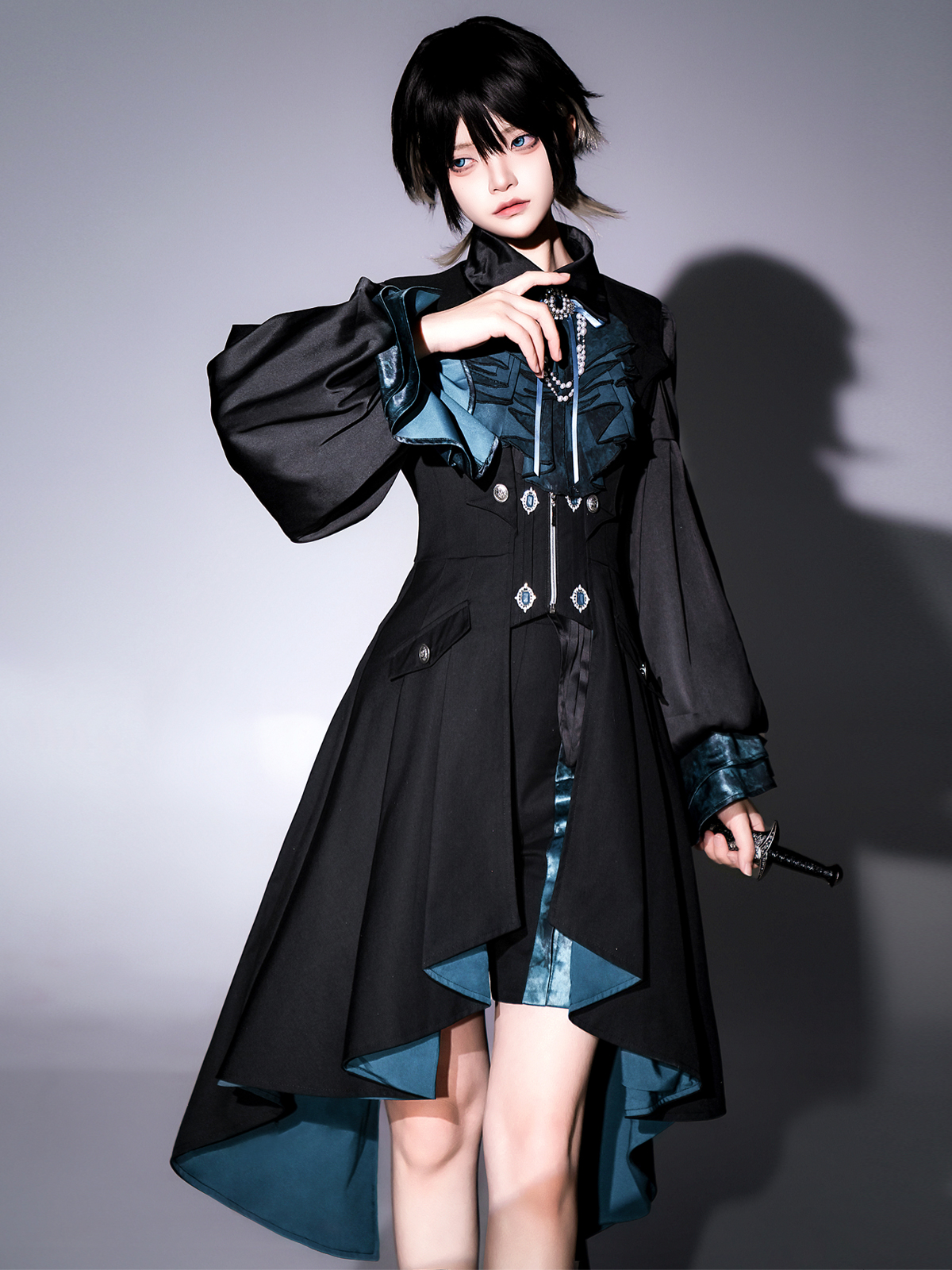 Gothic Prince Top Shorts Dress Suit PA20301
