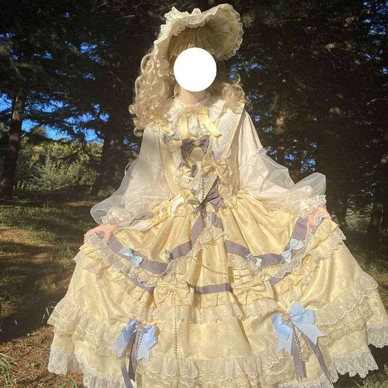 Bow Lace Girls Dress PA20283