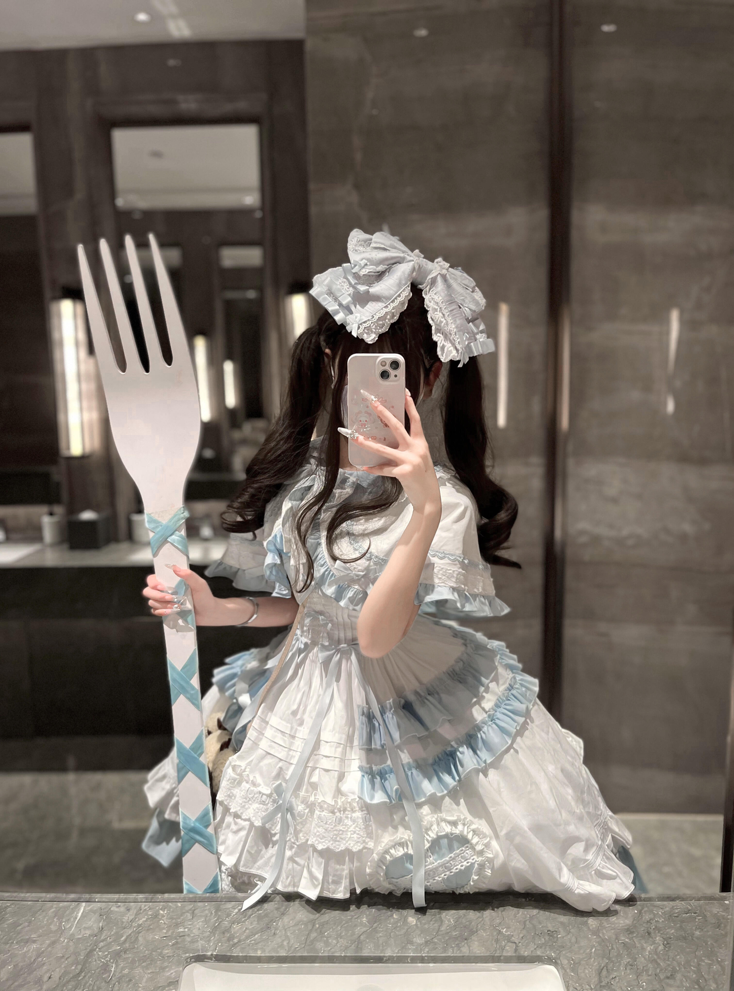Girly cape jsk lolita princess dress PA20222