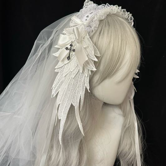 Lolita wings star feather headdress PA20197