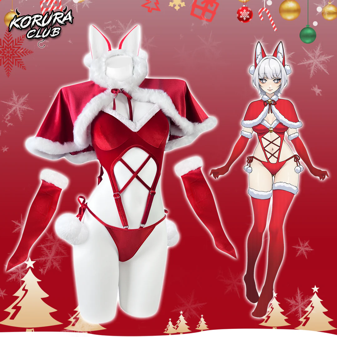 Pre-Order Cosplay Christmas Fox Costume KO109