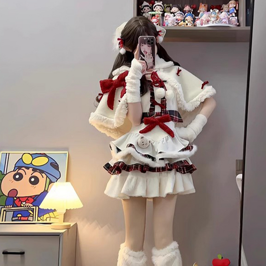 Christmas cute fluffy cape Lolita PA20288