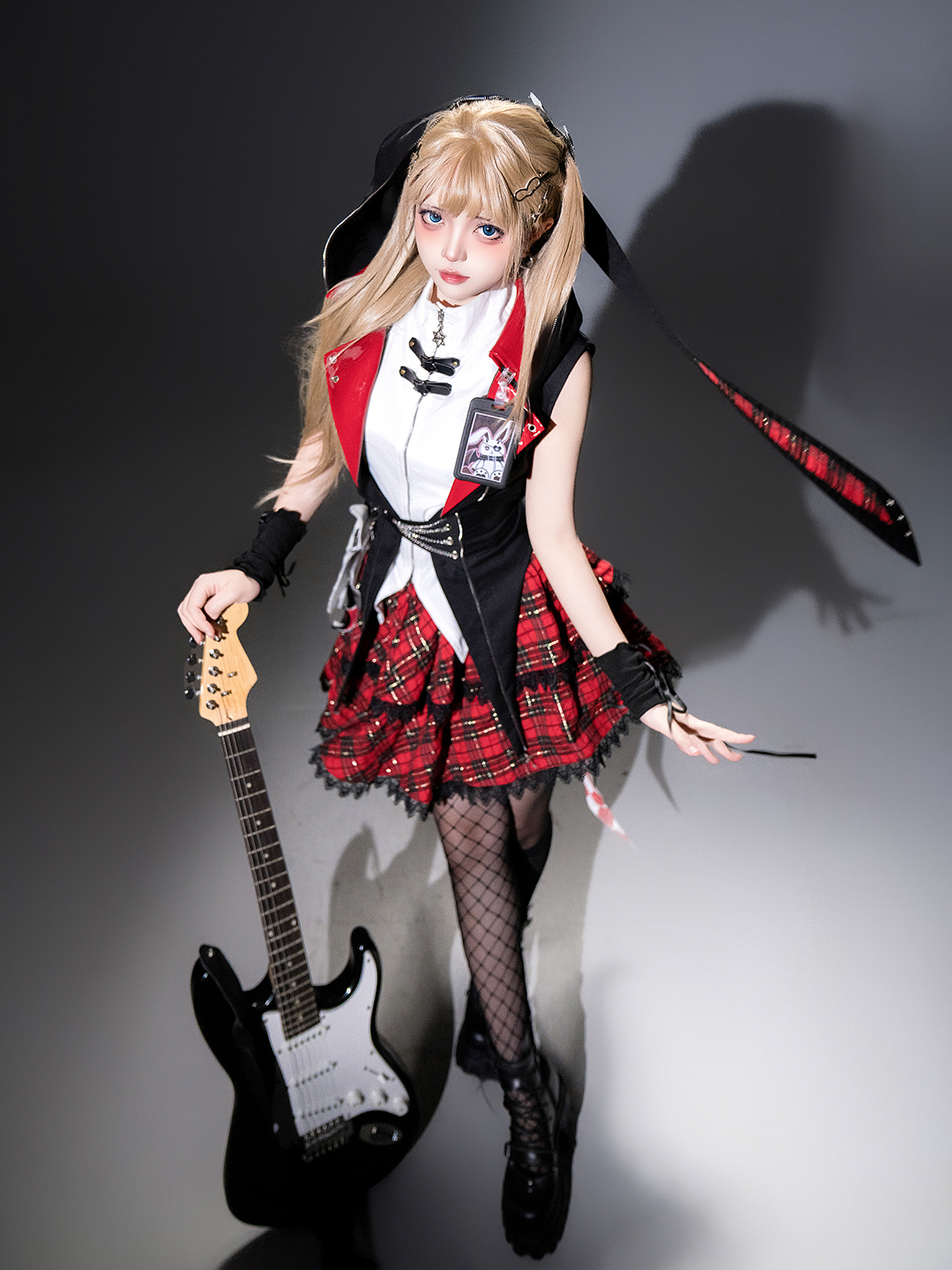 Rock bunny punk gothic hooded lolita PA20268