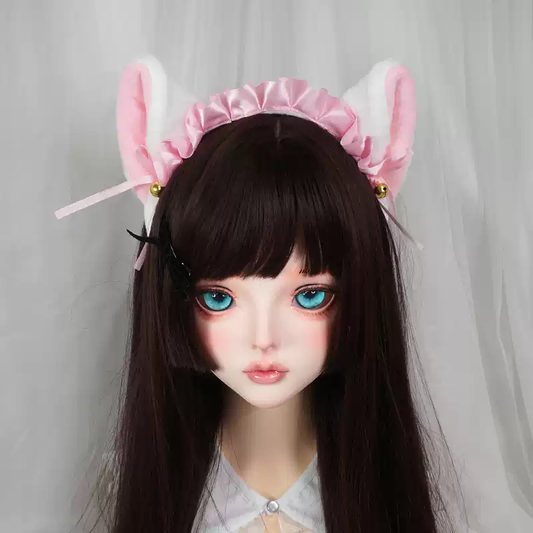 Maid cat ear lolita bow headband PA20235