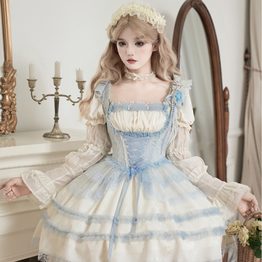 Long jsk short op fishbone lolita PA20121