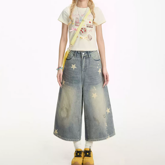 Bow Cake Print T-Shirt Set PA20159