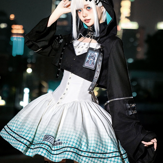 Future Combat Cyberpunk Style Dress Set PA20226