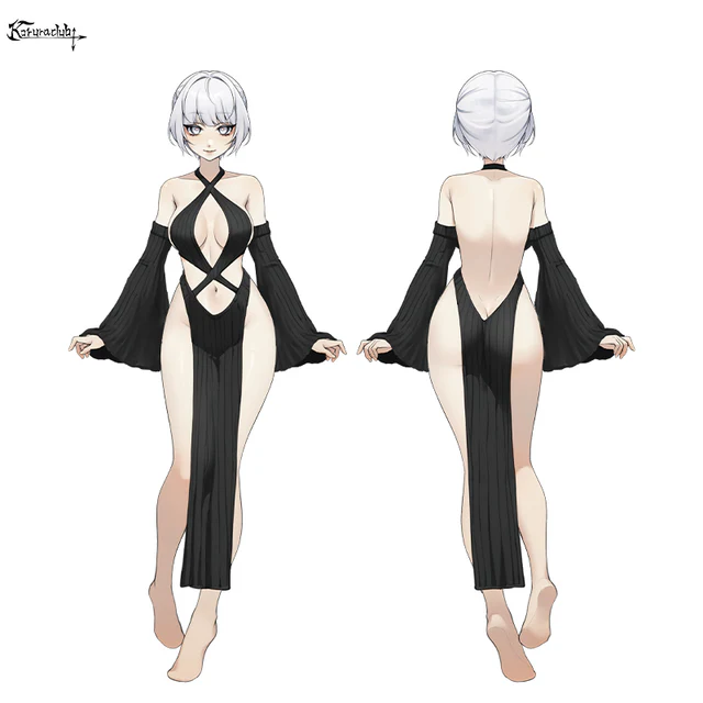 Pre-sale BLACK MIRAGE DRESS SR10