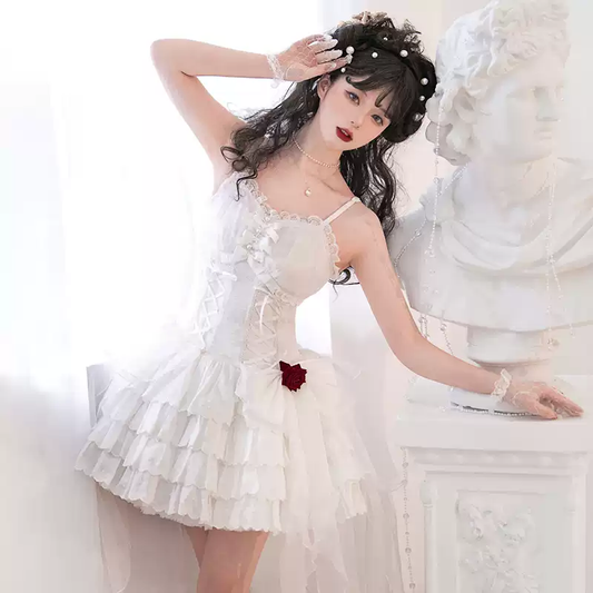 Rose jsk suspender lolita dress PA20111