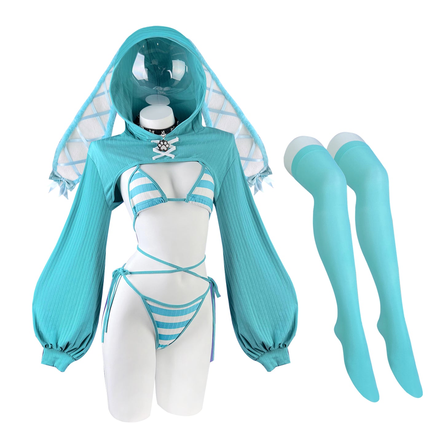 Striped Bunny Knitwear KO100