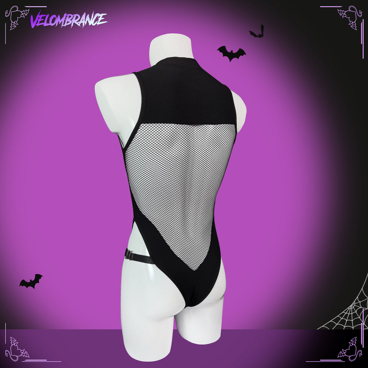 Pre-order Knit Mesh Bodysuit AS72