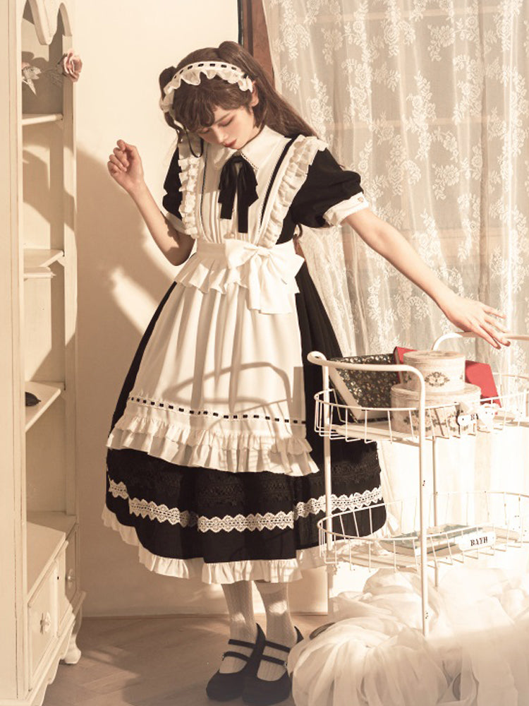 lolita maid dress PL53319