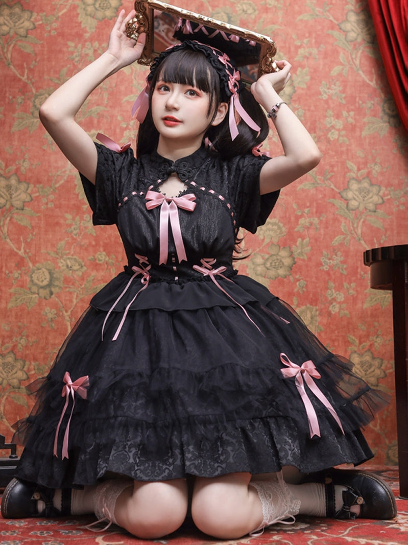 short sleeve lolita dress PL53311