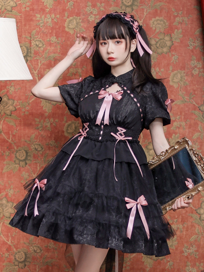 short sleeve lolita dress PL53311