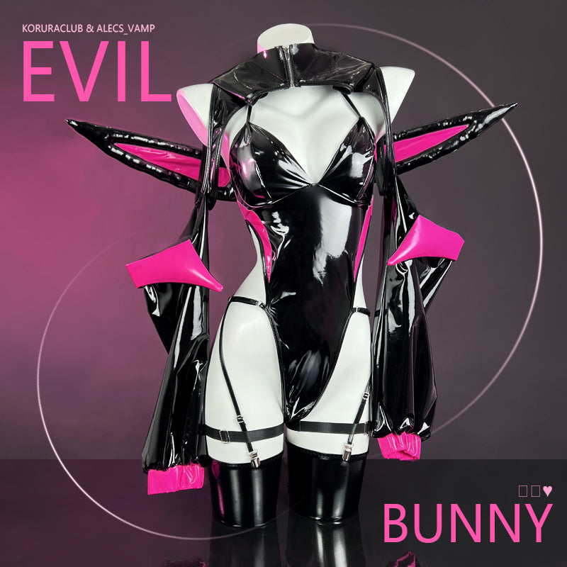 Cosplay Evil Bunny Lingerie KO50(5-Piece Set)