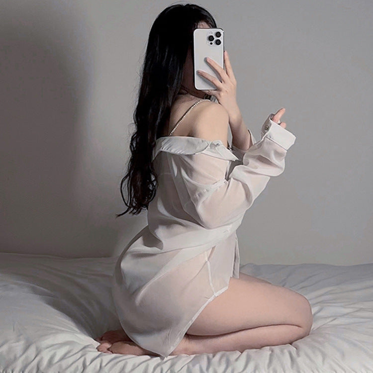 Suspender shirt home nightdress PA20038
