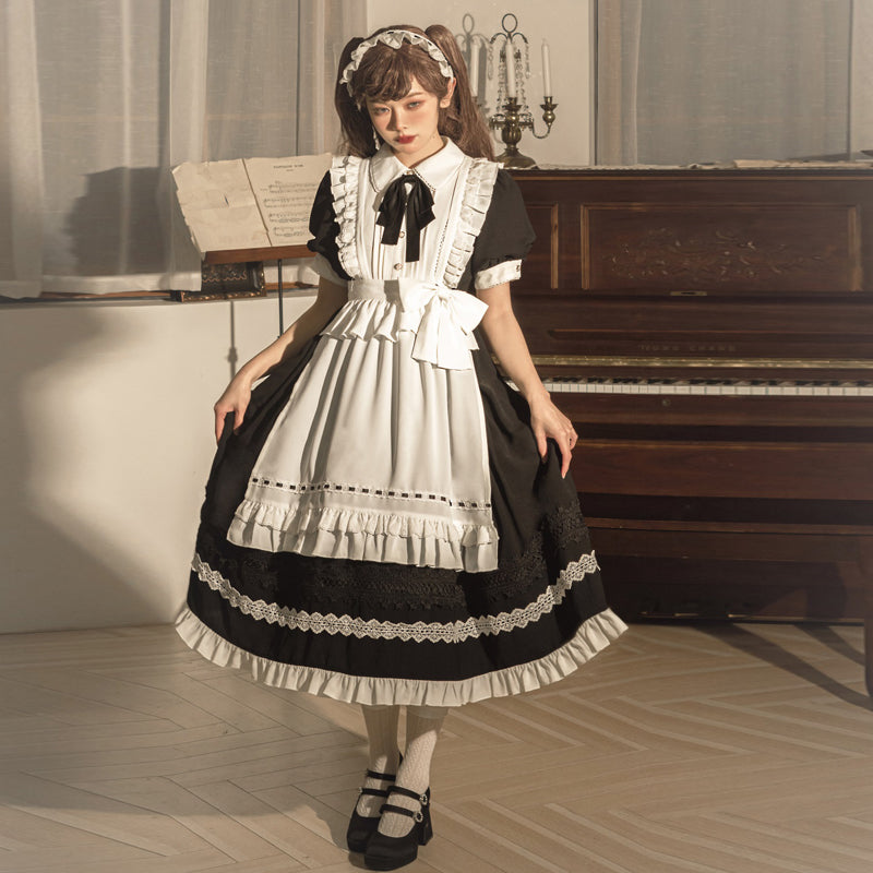 lolita maid dress PL53319