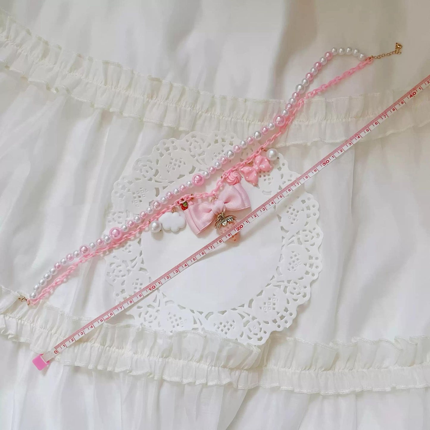 Cute Lolita Bow Necklace PA20125