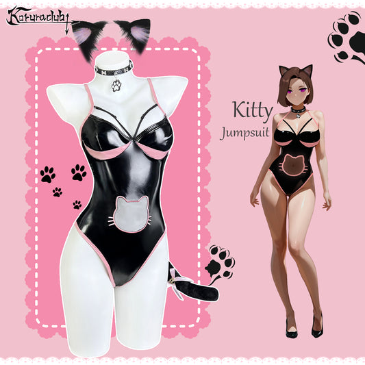 Cute Cat Bodysuit Lingerie KO74