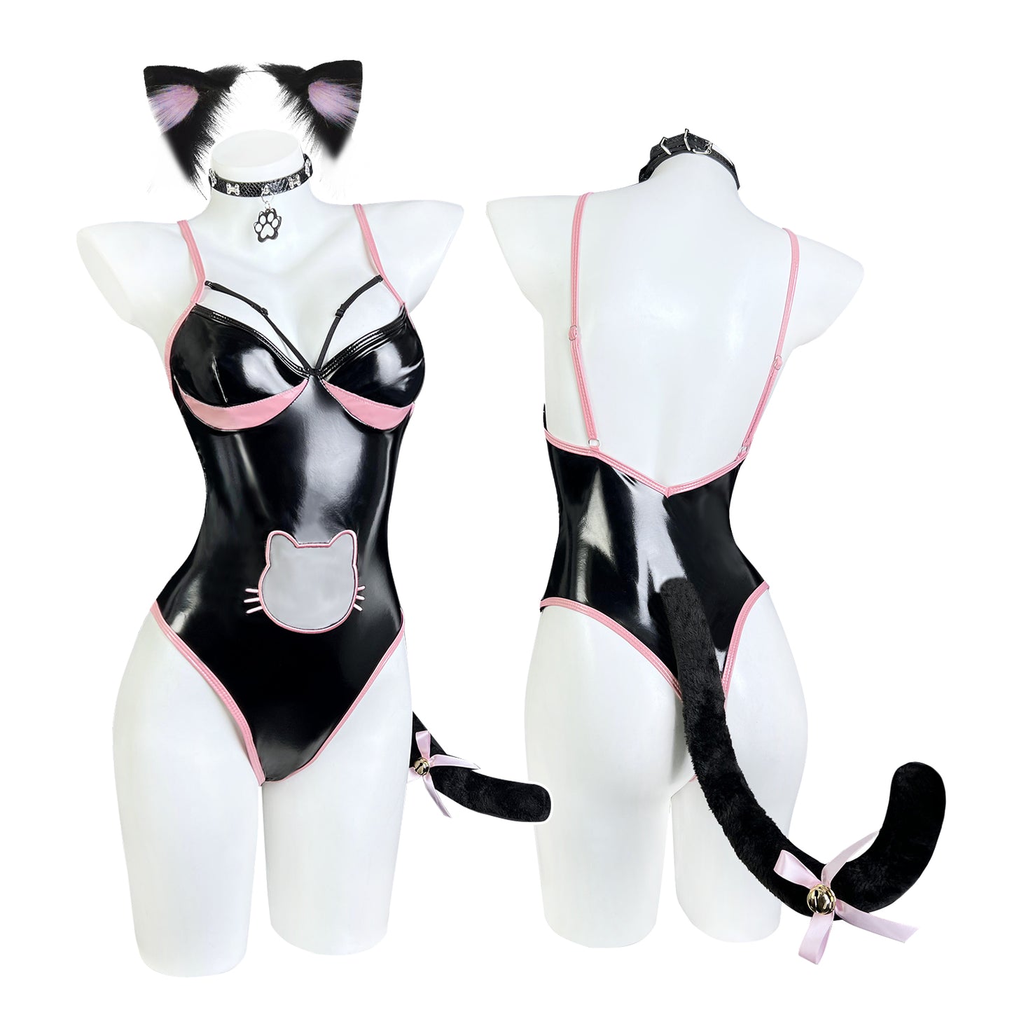 Cute Cat Bodysuit Lingerie KO74